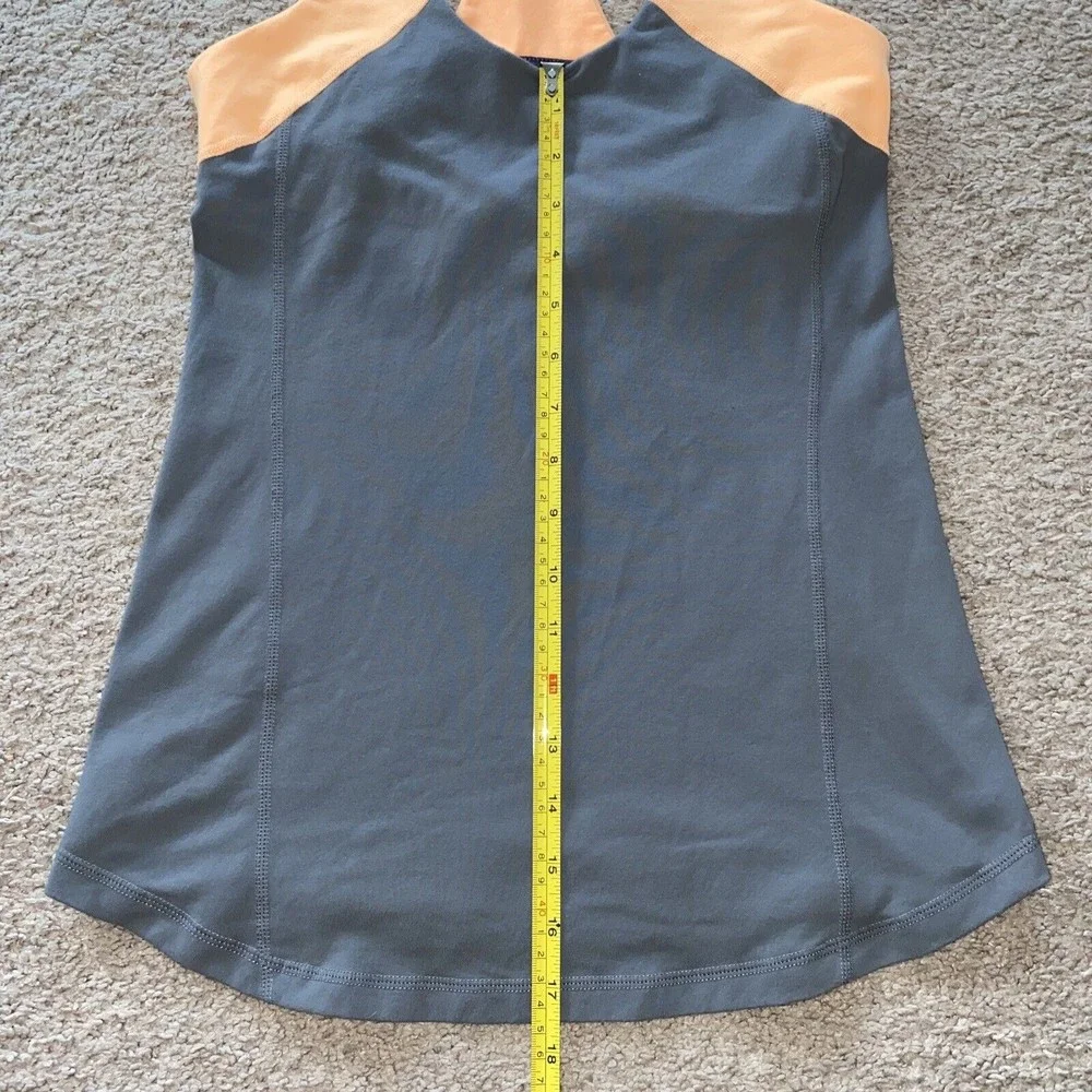LULULEMON INNER STRENGTH‎ TANK IN lolo Multicolored SIZE 6 Racerback